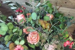 Bouquet rond nature