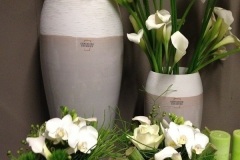 Arrangement avec vase