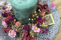 Arrangement bougie